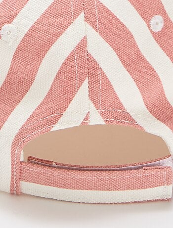 Cappellino con motivo regolabile con velcro