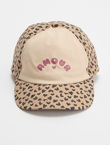 Cappellino con motivo stile baseball