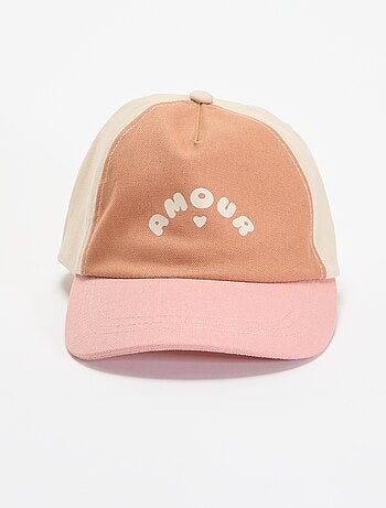 Cappellino con motivo stile baseball