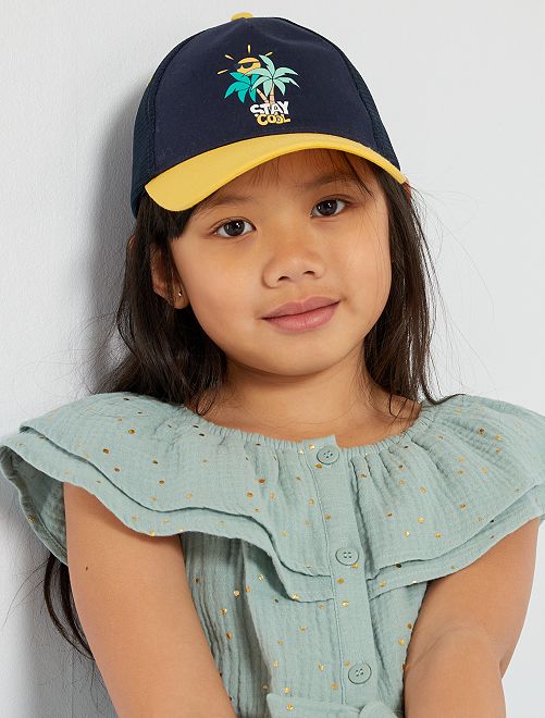 Cappellino con rete - blu nero - Kiabi - 6.00€