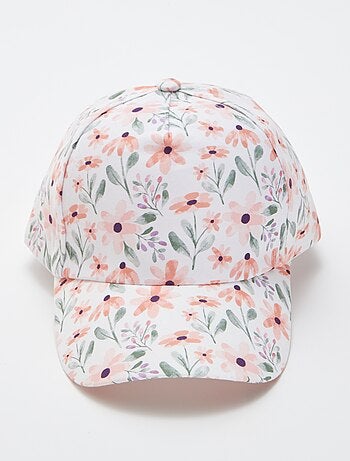 Cappellino con stampa 'floreale'
