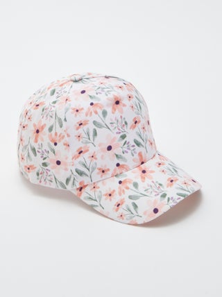 Cappellino con stampa 'floreale'