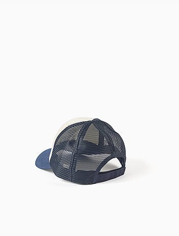 Cappellino con stampa in rilievo e rete