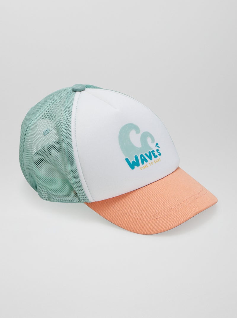 Cappellino con stampa 'surf' BIANCO - Kiabi