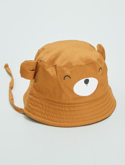 Cappellino da allacciare stampa orso - Kiabi