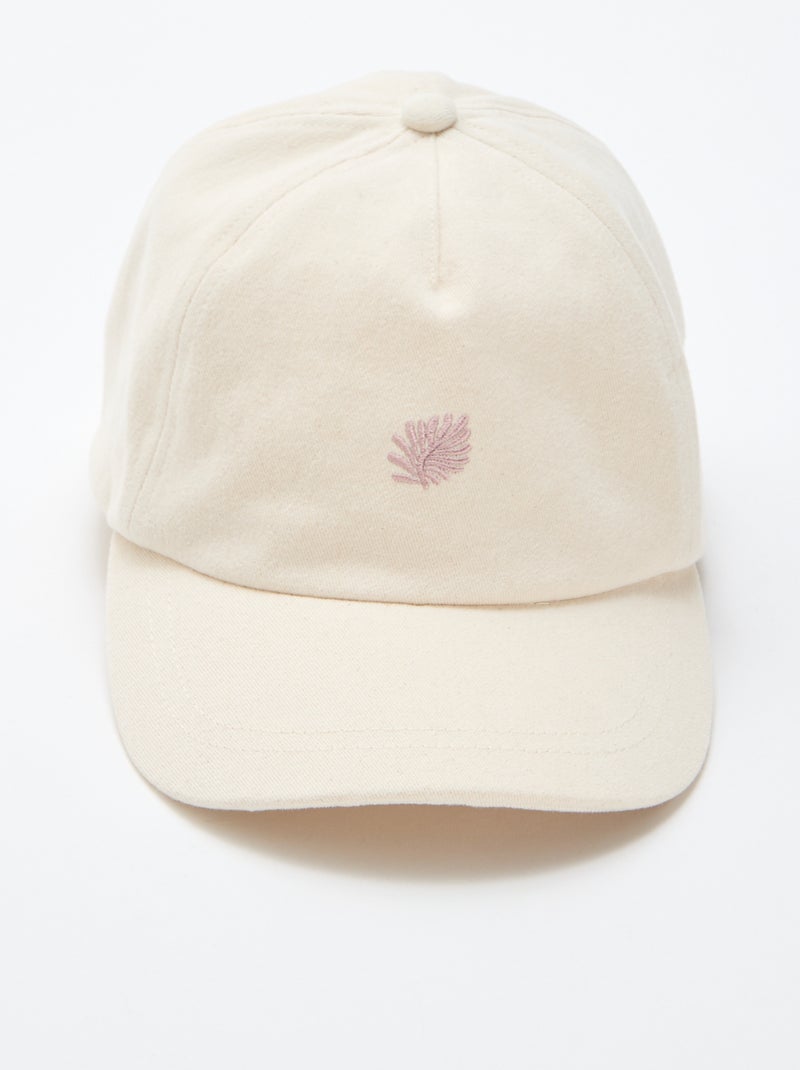 Cappellino da baseball in cotone Beige - Kiabi