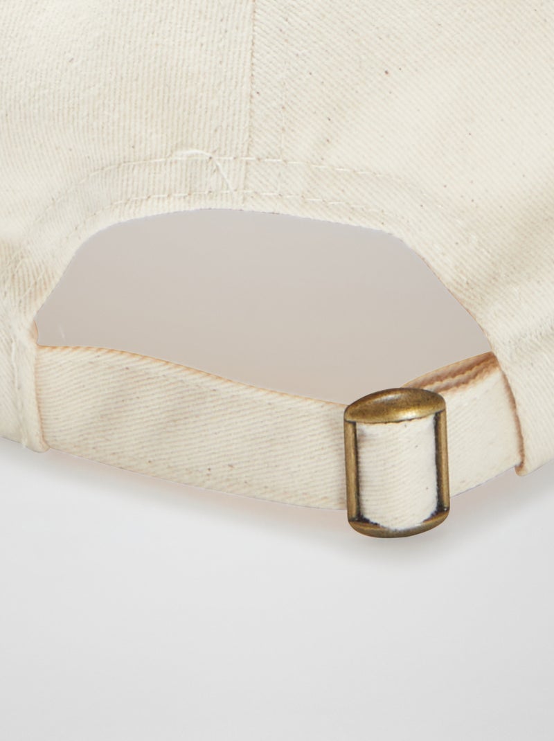 Cappellino da baseball in cotone BIANCO - Kiabi
