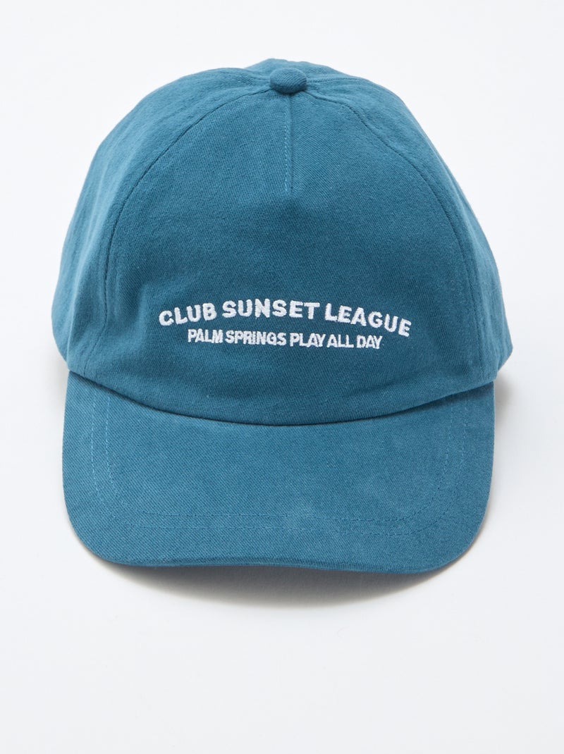 Cappellino da baseball in cotone Blu - Kiabi
