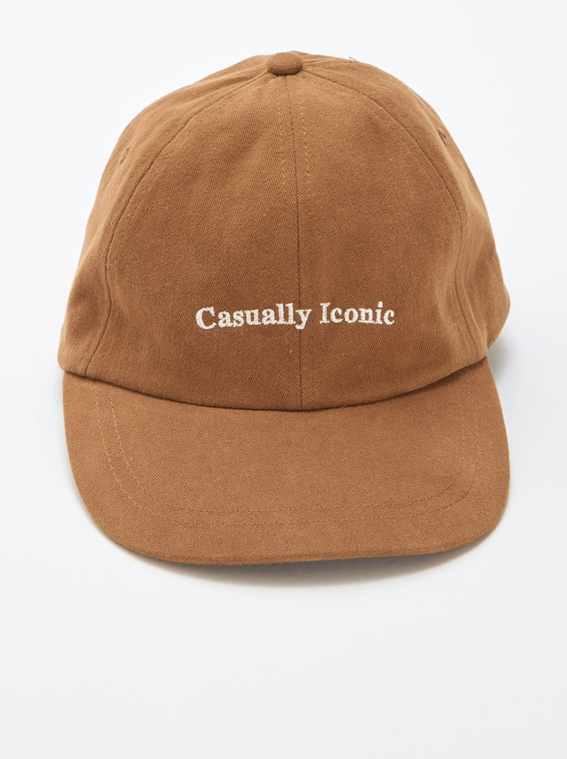 Cappellino da baseball in cotone Marrone - Kiabi