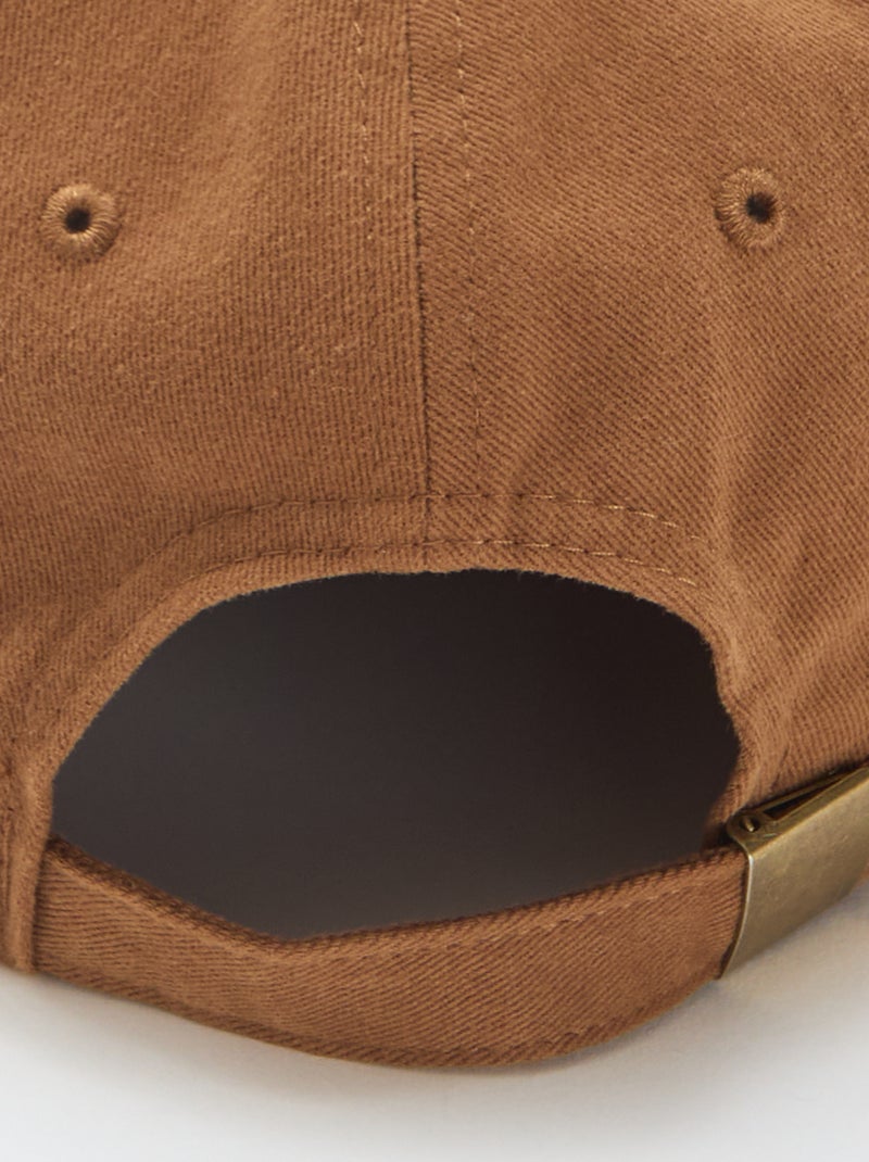 Cappellino da baseball in cotone Marrone - Kiabi