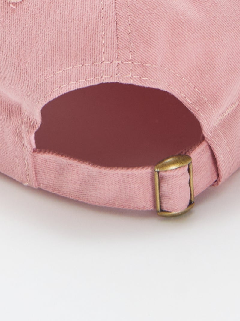 Cappellino da baseball in cotone ROSA - Kiabi