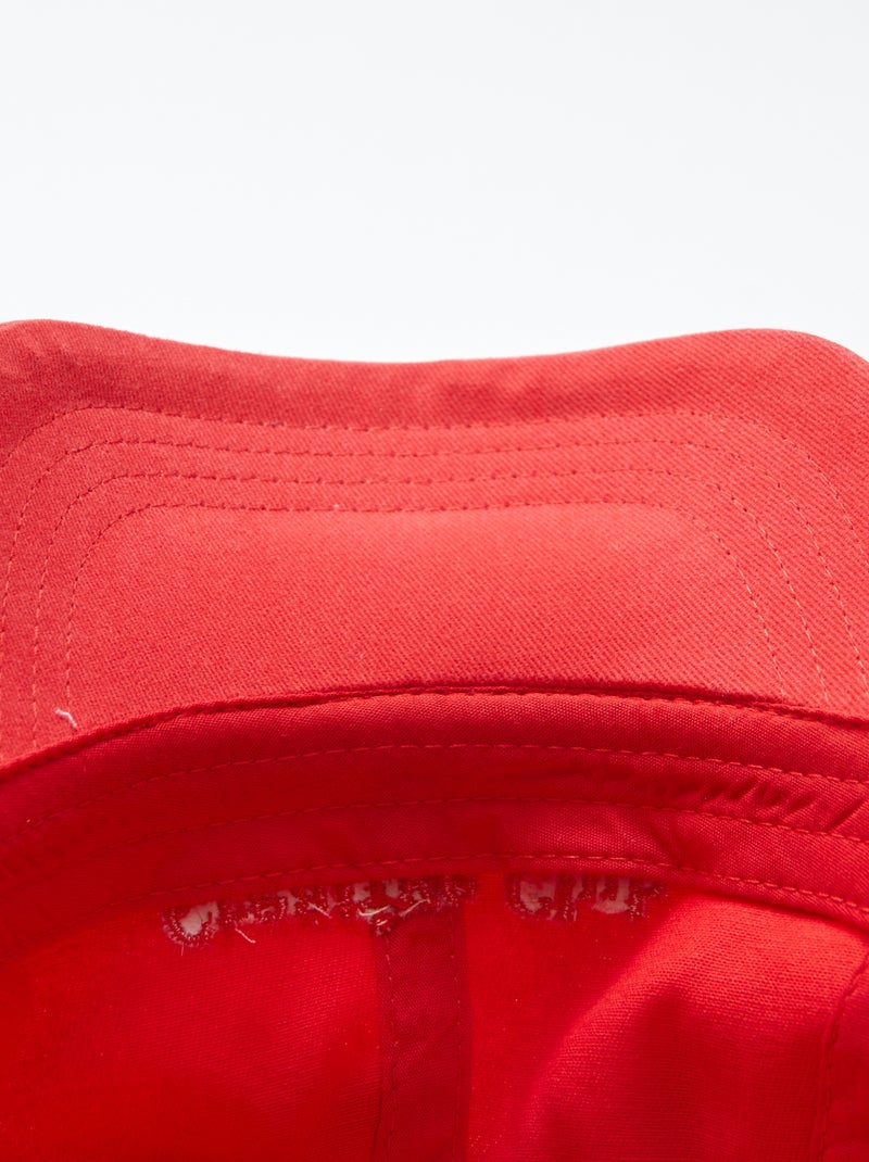 Cappellino da baseball in cotone ROSSO - Kiabi
