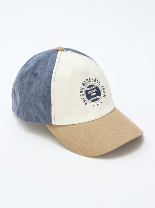 Cappellino da baseball tricolore - Kiabi