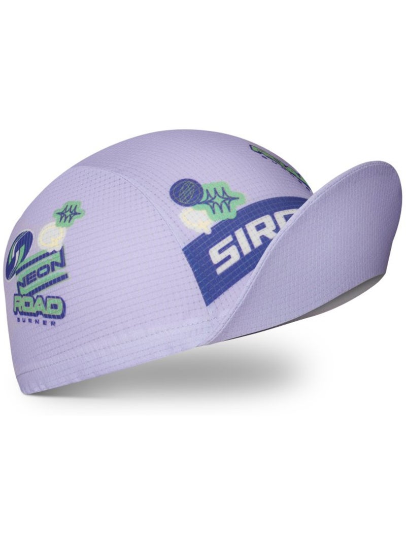 Cappellino da ciclismo retrò ciclismo uomo e donna classique Viola - Kiabi