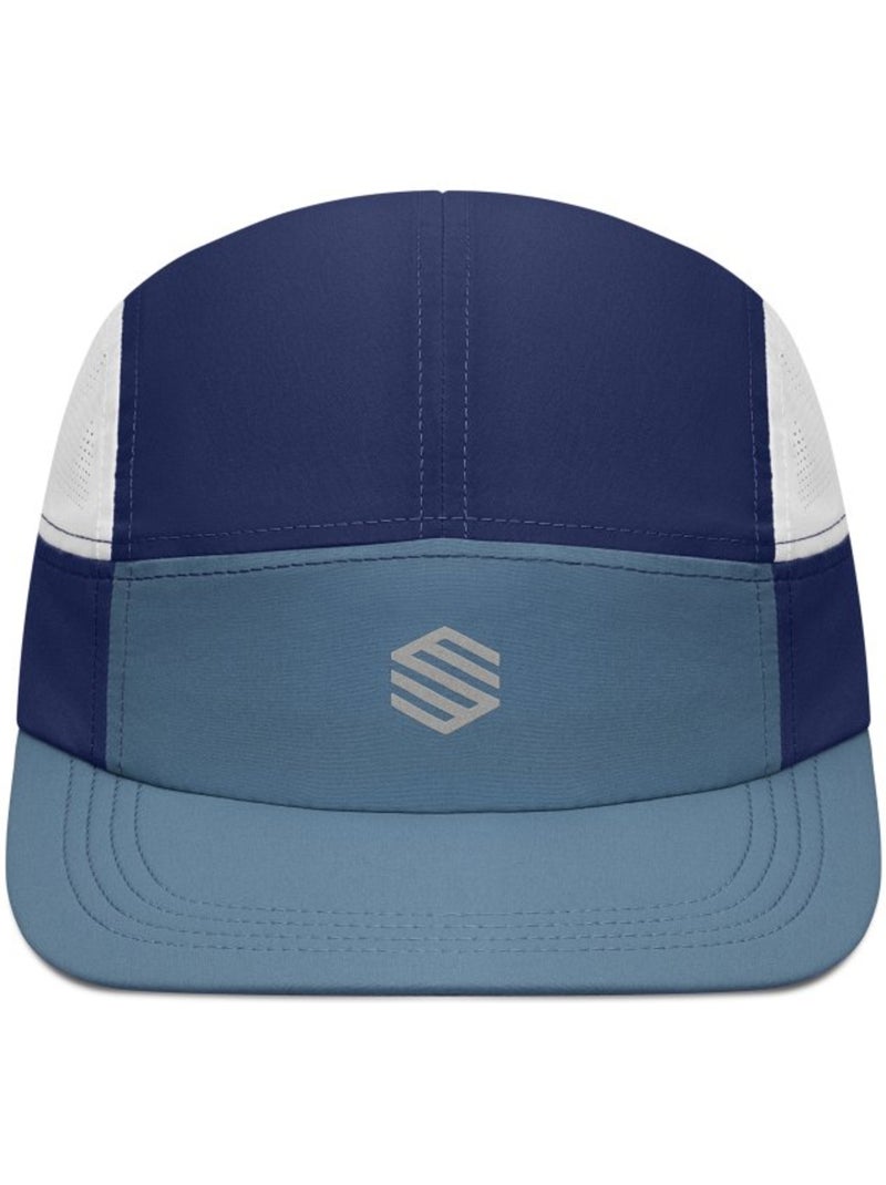 Cappellino da corsa a 5 pannelli fitness uomo e donna sprint cobalt Blu - Kiabi