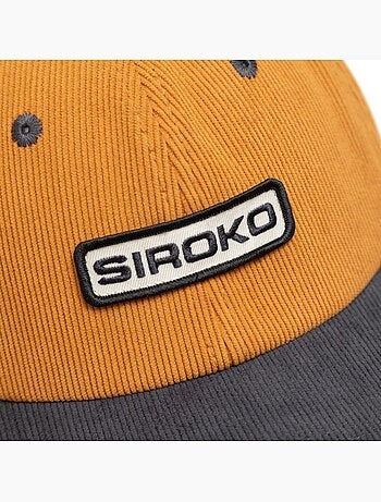 Cappellino da escursionismo in velluto a coste uomo e donna wapta mustard