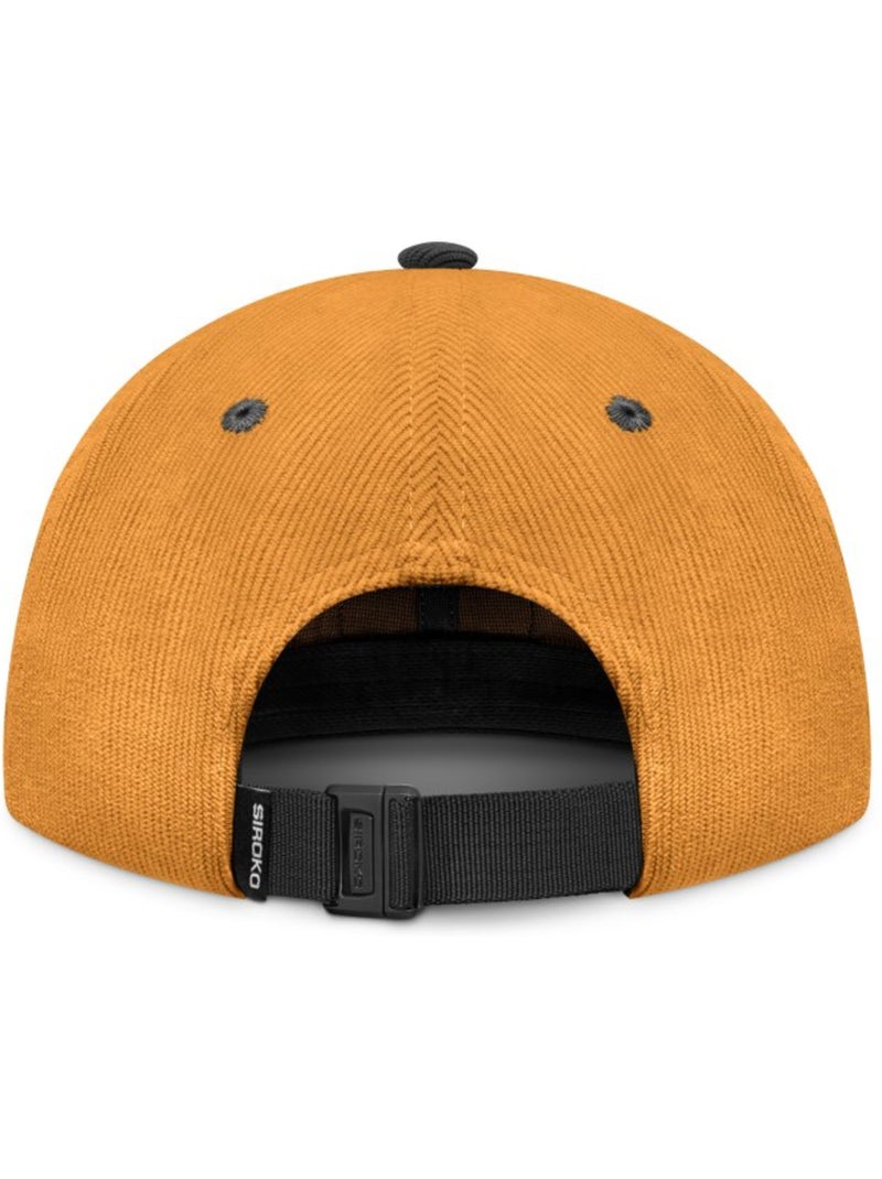Cappellino da escursionismo in velluto a coste uomo e donna wapta mustard Giallo - Kiabi