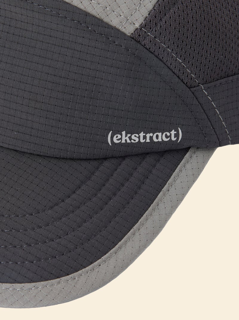 Cappellino da running con visiera morbida - (ekstract) Nero - Kiabi