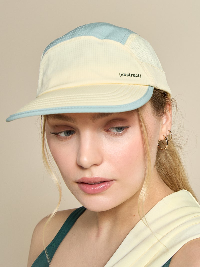Cappellino da running (ekstract) con visiera morbida Giallo - Kiabi