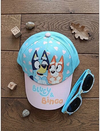 Cappellino e occhiali da sole bambino in cotone Bluey BBC Studios