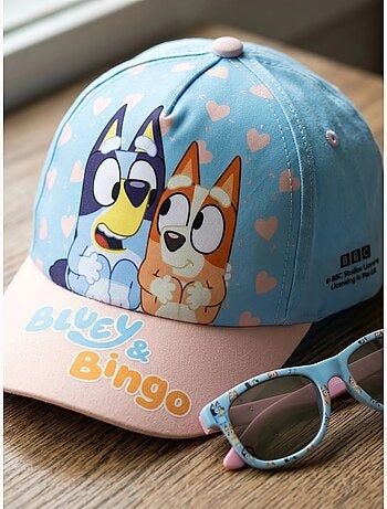 Cappellino e occhiali da sole bambino in cotone Bluey BBC Studios