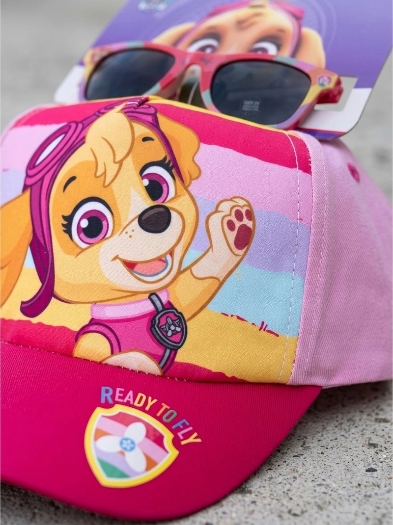 Cappellino e occhiali da sole Skye Pat' Patrouille Nickelodeon Rosa - Kiabi