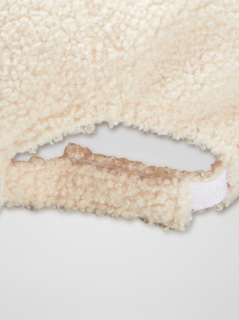 Cappellino effetto montone BEIGE - Kiabi