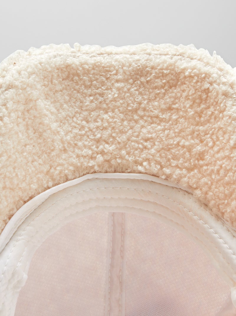 Cappellino effetto montone BEIGE - Kiabi