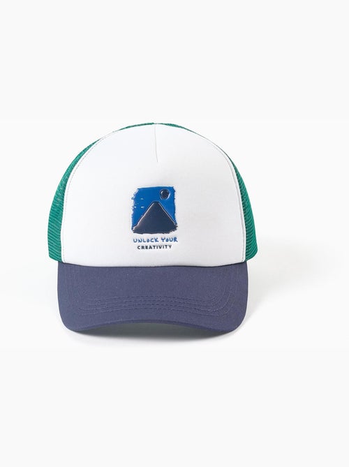 Cappellino in cotone con stampa creativity - Kiabi