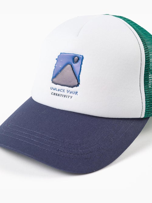 Cappellino in cotone con stampa creativity - Kiabi