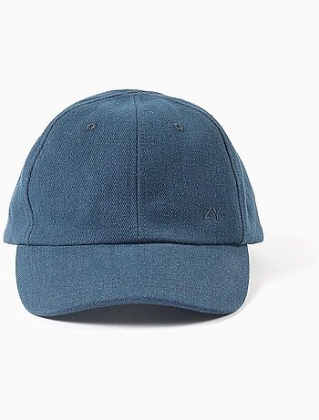 Cappellino in cotone in denim