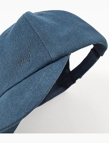 Cappellino in cotone in denim