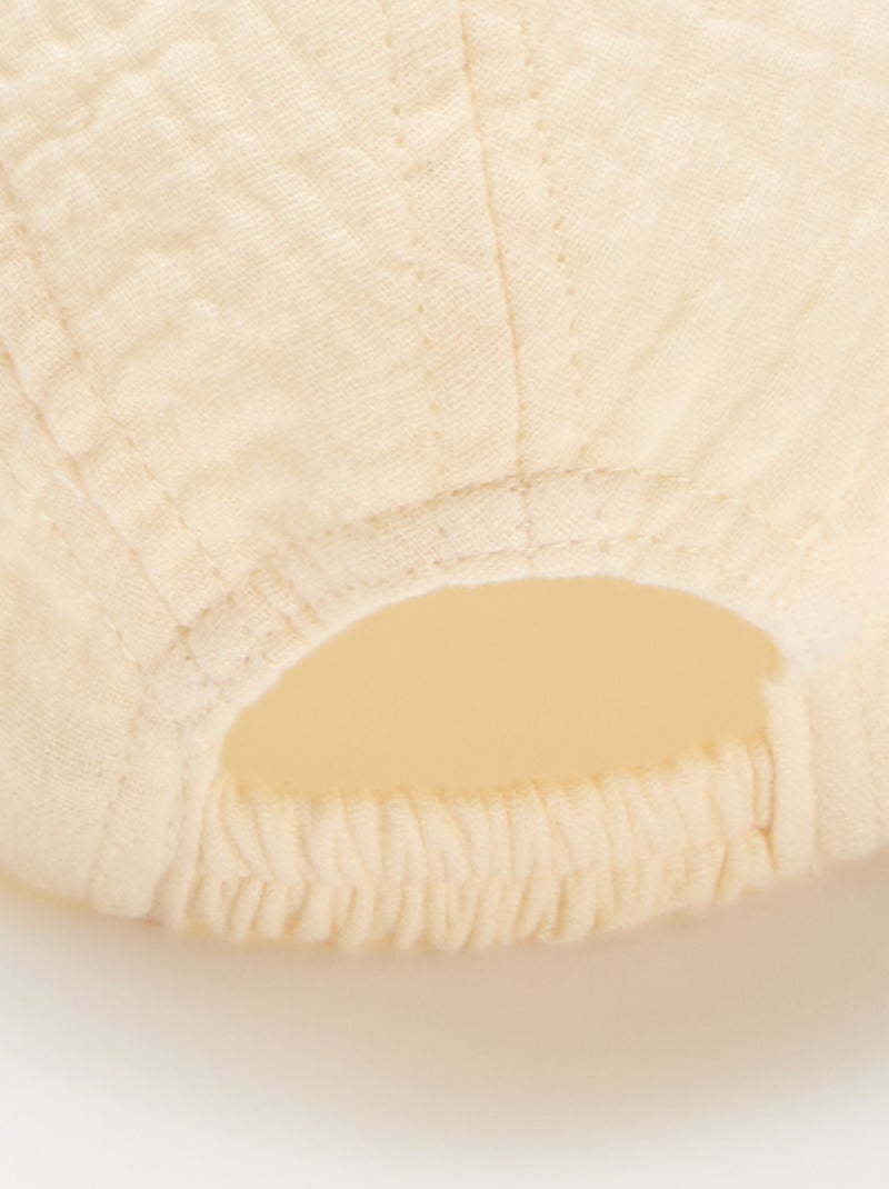Cappellino in garza di cotone Bianco - Kiabi