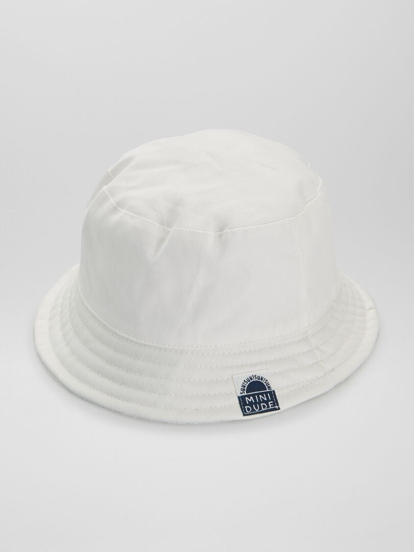 Cappellino in jersey tinta unita Bianco - Kiabi