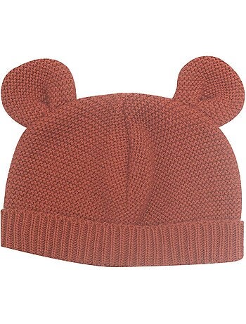 Cappellino in maglia con orecchiette