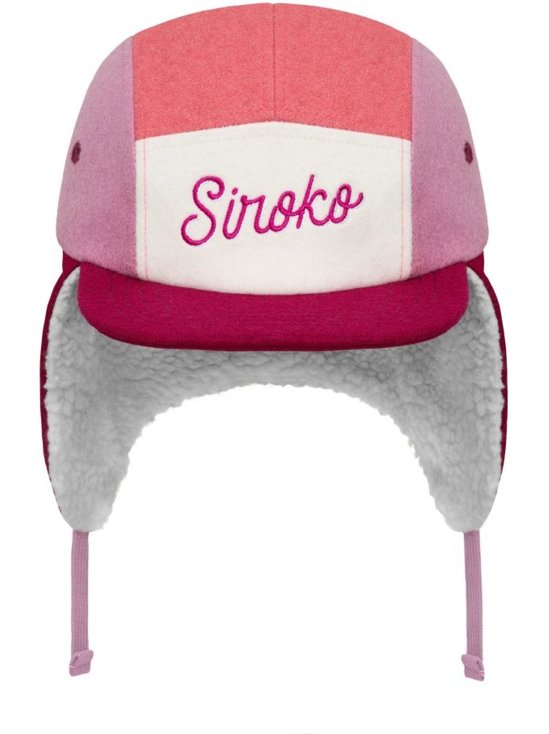 Cappellino in pile con paraorecchie per bambini lifestyle bambini e bambine flye Rosa - Kiabi