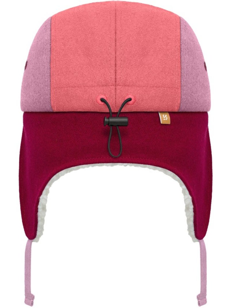Cappellino in pile con paraorecchie per bambini lifestyle bambini e bambine flye Rosa - Kiabi