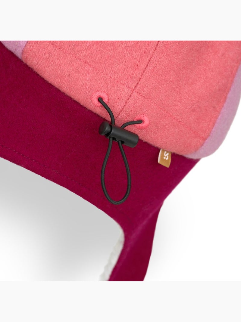 Cappellino in pile con paraorecchie per bambini lifestyle bambini e bambine flye Rosa - Kiabi