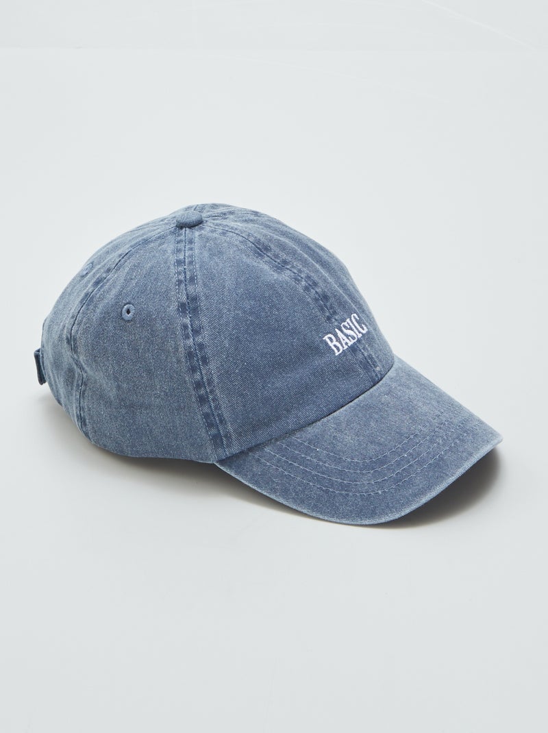 Cappellino in tela BLU - Kiabi