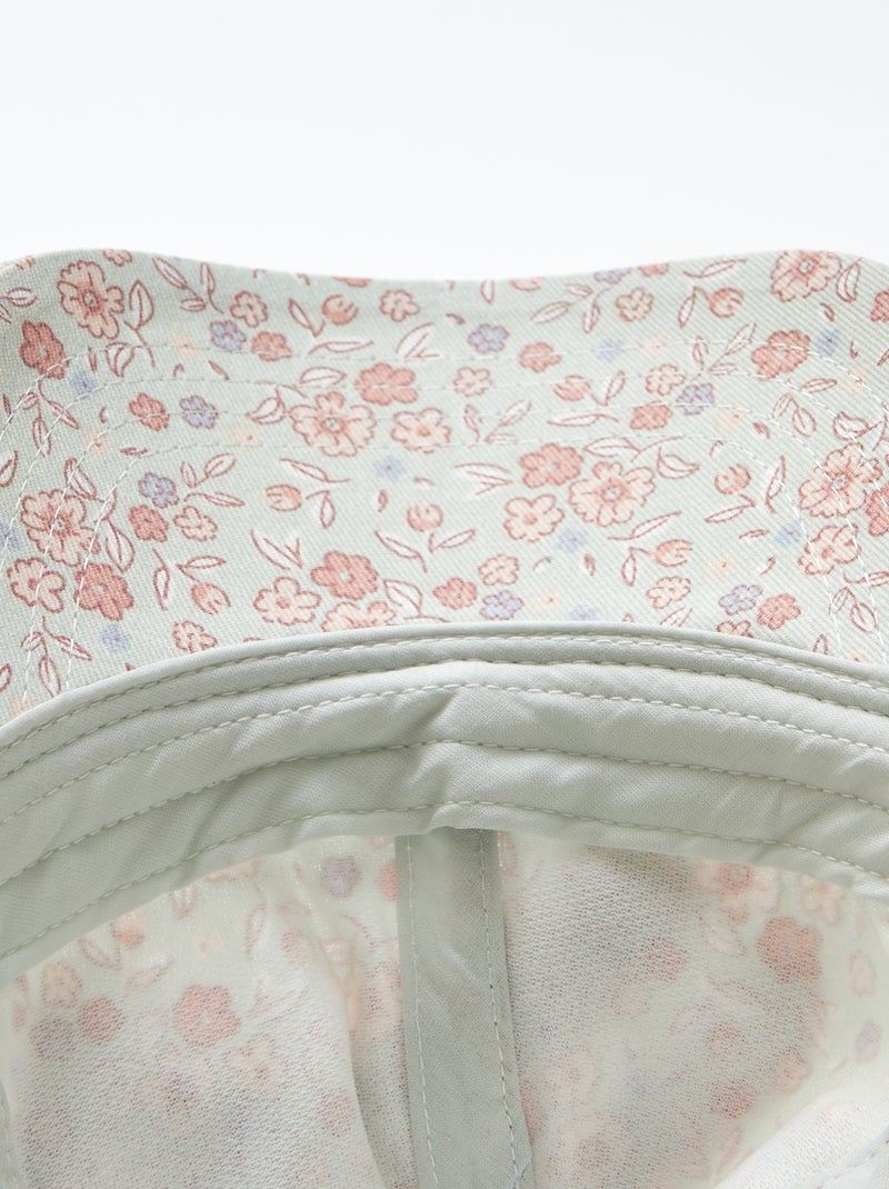 Cappellino in tela con motivo BLU - Kiabi