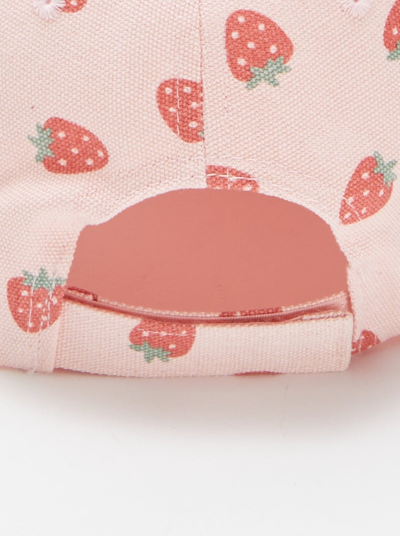 Cappellino in tela con motivo ROSA - Kiabi