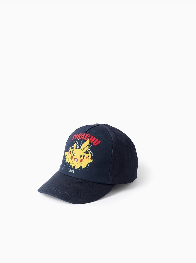Cappellino in twill con stampa pikachu Blu scuro - Kiabi