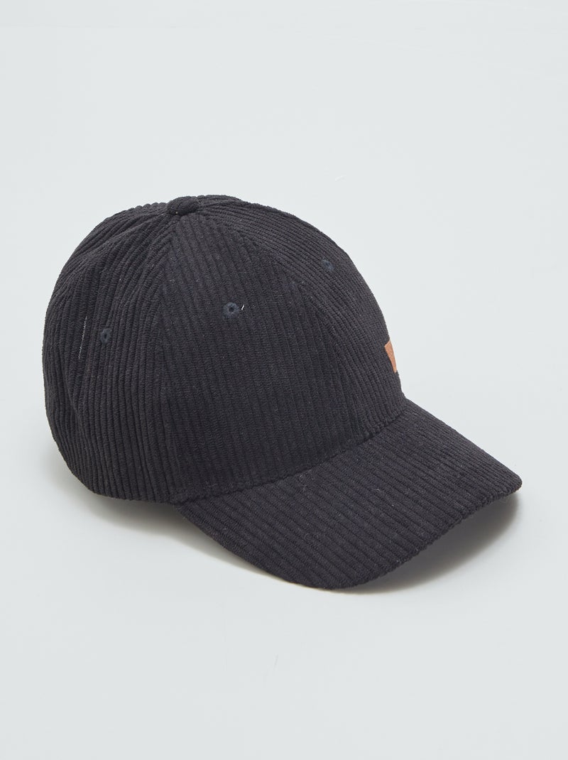 Cappellino in velluto NERO - Kiabi