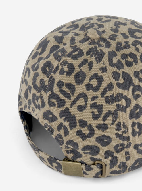 Cappellino leopardato in tessuto - Kiabi Cappellino leopardato in tessuto - Kiabi