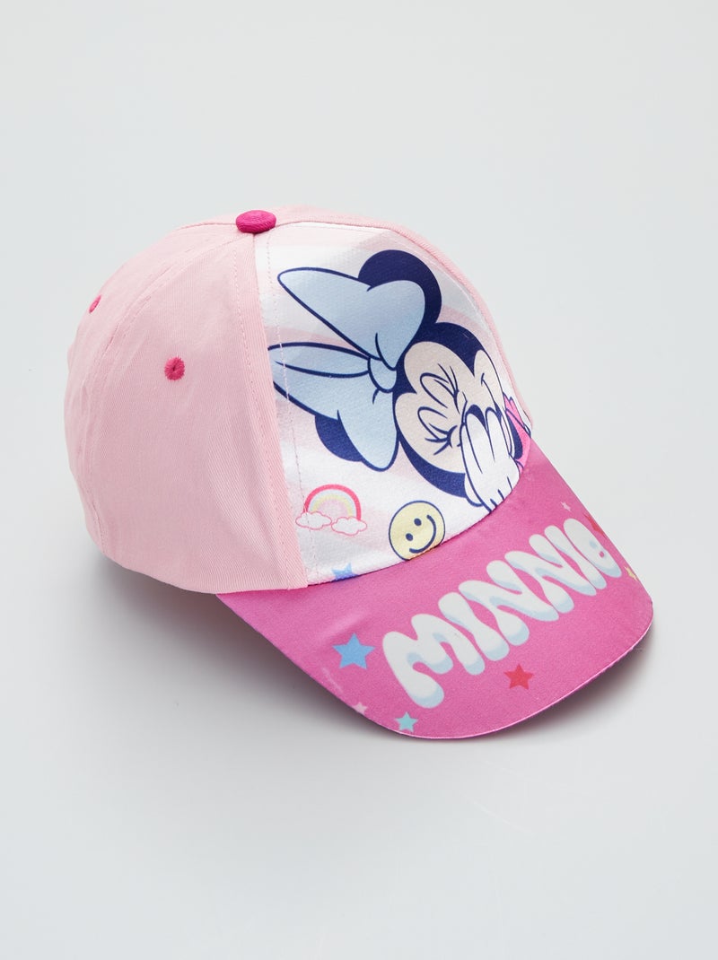 Cappellino 'Minnie' in tela rosa - Kiabi