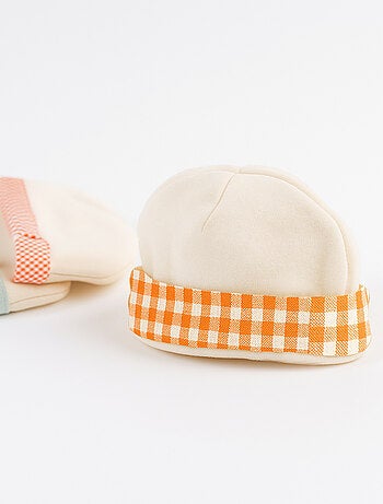 Cappellino nascita in cotone biologico