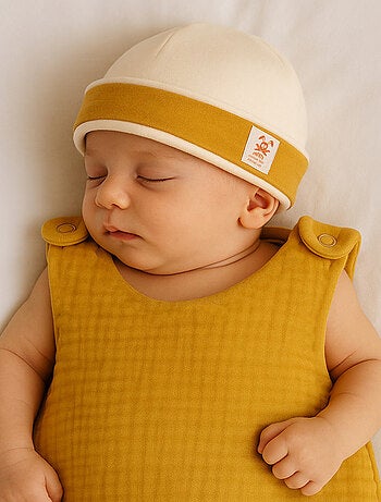 Cappellino nascita in cotone biologico