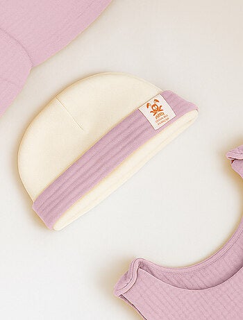 Cappellino nascita in cotone biologico