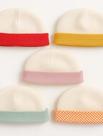 Cappellino nascita in cotone biologico