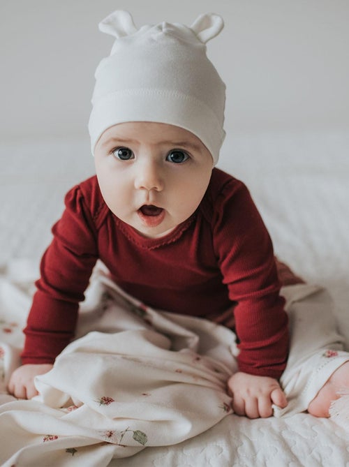 Cappellino orsetto per bambini in bambù "uni", comfort e protezione | SEVIRA KIDS - Kiabi